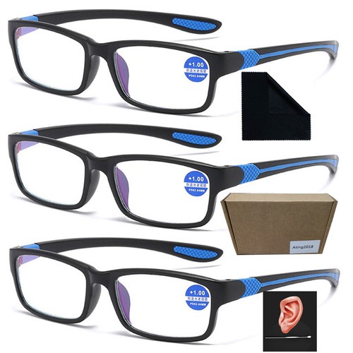 3er lesebrille vier farben - vier,